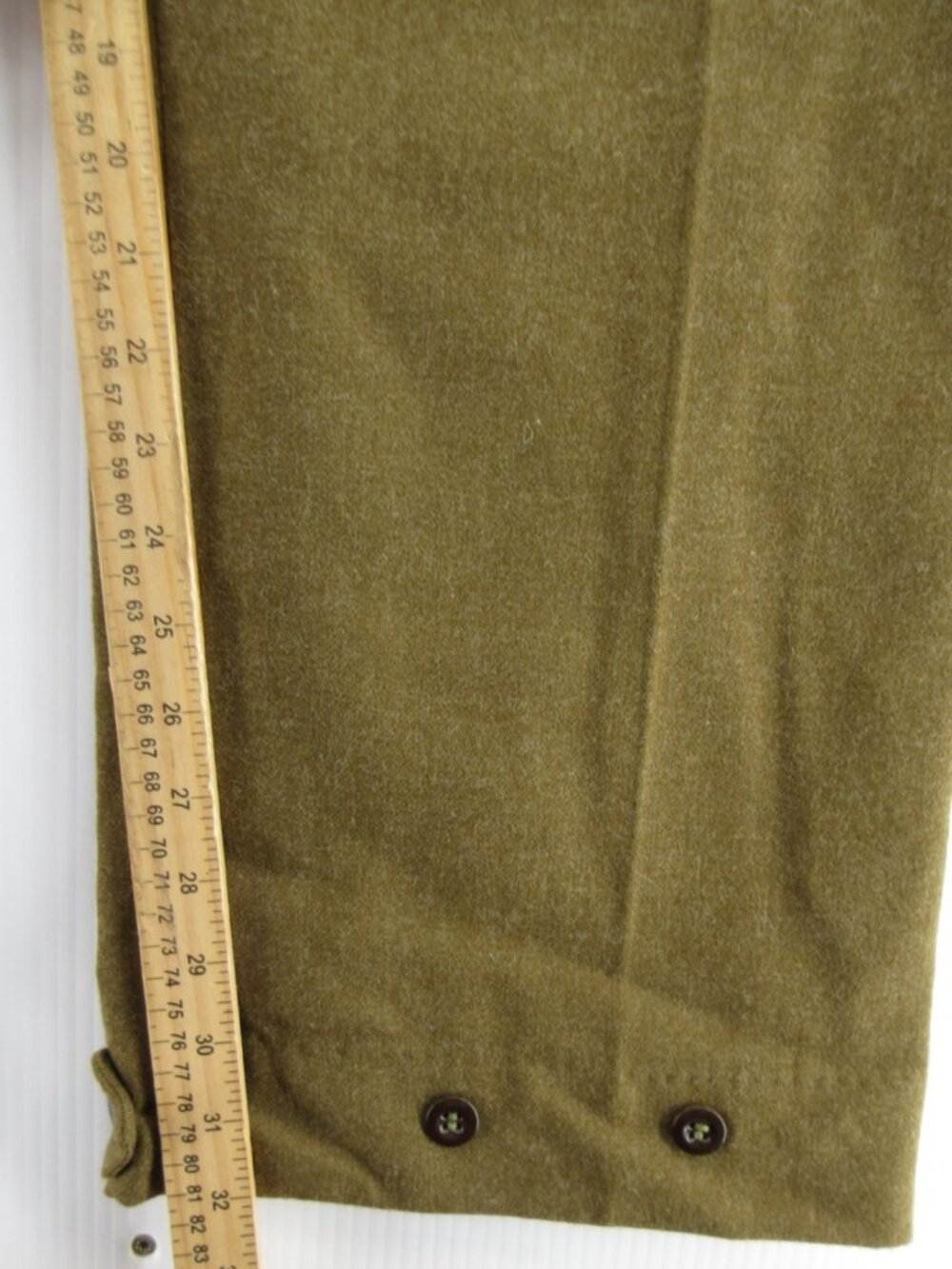 VGT Australian Army Pants 31X32 50s Battledress Cargo 60s DEADSTOCK NEW - Picture 6 of 16